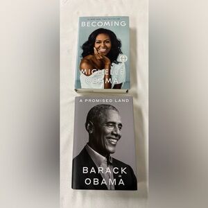 Obama Book Bundle | Barack Obama & Michelle Obama - Hardcover Books